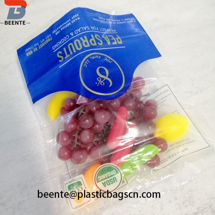 Tas Kemasan Plastik Anti Fog Sayuran Buah Segar