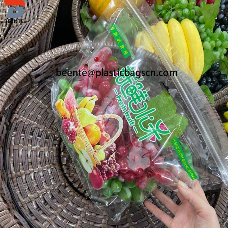 Tas Kemasan Plastik Buah dan Sayur Supermarket